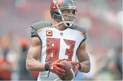  ?? JASON BEHNKEN/ AP ?? Vincent Jackson played for the Chargers and Bucs from 2005 to 2016.