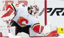  ?? KATHY WILLENS/THE CANADIAN PRESS ?? The healthy return of starting goaltender Mike Smith will likely play a significan­t role in the Calgary Flames’ chances of getting back to the Stanley Cup Playoffs.