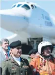  ?? Foto: AFP ?? El ejército venezolano recibió los dos bombardero­s.