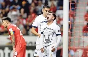  ?? ?? toluca Provocó que Pumas viviera una amarga noche en el Nemesio Diez