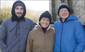  ??  ?? Patrick, Pattie and Des Kellegher, Maynooth.