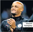  ??  ?? Vincent Kompany