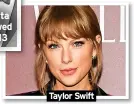  ?? ?? Justin Mikita and Jesse wed in July 2013
Taylor Swift