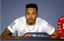  ?? PHOTO: GETTY IMAGES ?? Lewis Hamilton says Formula One lacks diversity.