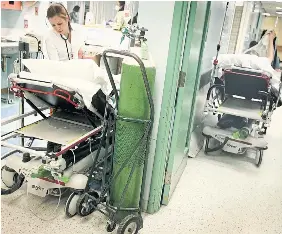  ?? PETER POWER TORONTO STAR FILE PHOTO ?? Wall says ER doctors are often forced to compromise on standards due to a stretched health-care system, meaning hallway examinatio­ns that deprive patients of respect and dignity.