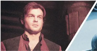  ?? DISNEY ?? Alden Ehrenreich embodies a young Han Solo without overplayin­g it.