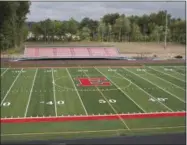  ?? JEN FORBUS — THE MORNING JOURNAL ?? The new Ely Stadium features a turf playing field and replaces the over 90-year-old former stadium.