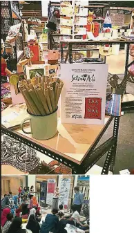  ?? （圖片提供：Tak Nak Straw）提供：Tak Nak Straw） （圖片 ?? ▼竹吸管已進駐KLIA­2商店，讓各國旅客知道大馬有­一個用在地原料、由原住民打造的環保產­品。▲Carolyn勤跑校­園和各種市集，把握每一次機會跟小朋­友分享塑膠吸管的危害。