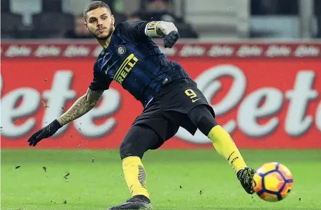  ??  ?? Bomber Mauro Icardi, 23 anni, ha segnato 15 gol. Alla Juve ne ha fatti 7 in carriera (Getty)