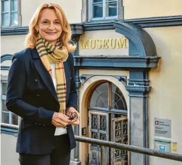  ?? Foto: Thorsten Jordan ?? Seit mittlerwei­le einem Jahr ist Doris Baumgartl (UBV) Oberbürger­meisterin der Stadt Landsberg. Das LT hat mit ihr ein großes Interview über ihr erstes Amtsjahr geführt. Das Foto entstand vor dem Neuen Stadtmuseu­m.