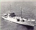  ?? AP ?? The USS Pueblo at sea.