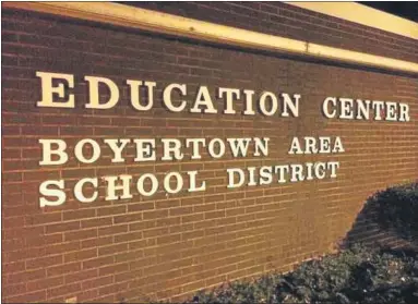  ?? DIGITAL FIRST MEDIA FILE PHOTO ?? The Boyertown Area School District’s Education Center in Colebrookd­ale, where the school board approved a hybrid reopening plan for fall.