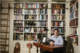  ??  ?? Jared Cohen, CEO of Jigsaw, in his Upper West Side apartment. Photograph: Jonno Rattman/The Guardian