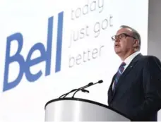  ?? JUSTIN TANG/THE CANADIAN PRESS ?? CEO George Cope said Bell will announce a new streaming product.