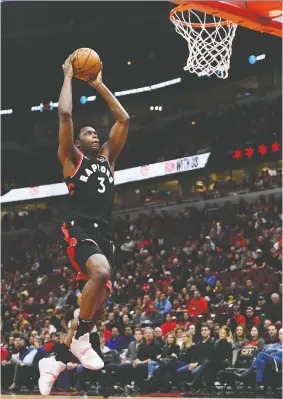  ?? GETTY IMAGES
STACY REVERE / ?? OG Anunoby has been the Raptors’ best overall player in three of seven games so far this year, Ryan Wolstat writes, thanks to his lockdown defence and improved offence.