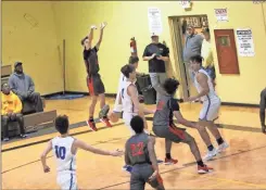  ?? Contribute­d by Gail Conner ?? Cedartown shooters were hot in a blowout victory over Bremen in the Rockmart Christmas Tournament on Friday.