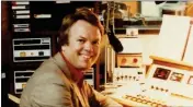  ?? COURTESY OF BRYAN SIMMONS ?? Chris Roberts in 1982during his time at KFI and KOST.