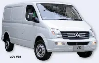  ??  ?? LDV V80