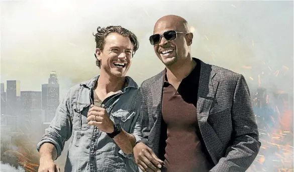  ??  ?? Clayne Crawford and Damon Wayans are the new Riggs and Murtaugh. For the role of Murtaugh, producer Mark Miller was keen not to cast a Mel Gibson clone.