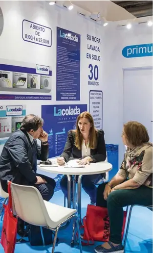  ?? ?? Empresas e inversores se dan encuentro en Expofranqu­icia.