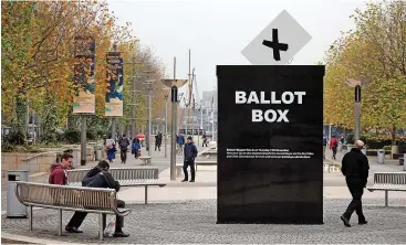  ?? ?? Bristol residents will go to the polls on May 5 to decide whether to keep the elected mayor system