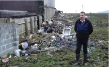  ??  ?? Cllr Thomas Healy is calling for action on illegal dumping.