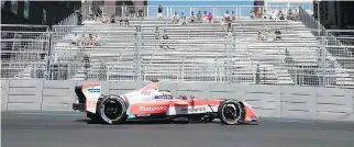  ??  ?? Montreal’s first and last Formula E race in July 2017. Only 13,646 people paid to watch the race, organizers later said.