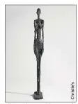  ??  ?? Alberto Giacometti (-) Sculpture « Grande femme II » Bronze à patine brun foncé  - Hauteur : , cm - Adjugé : ,  millions €.