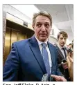  ?? AP ?? Sen. Jeff Flake, R-Ariz., a leading advocate of striking a bipartisan immigratio­n deal, is guarded about whether his chamber will be able to produce compromise legislatio­n.