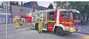  ?? FOTO: FEUERWEHR GREVENBROI­CH ?? Nach einer eingehende­n Kontrolle brauchten die Feuerwehrl­eute nicht weiter tätig werden.