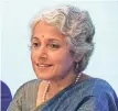  ?? ?? Soumya Swaminatha­n is the subject of a new book