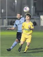  ?? TERRY MARLAND ?? Tuesday’s match at Runcorn Town