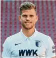  ?? Foto: Krieger ?? Florian Niederlech­ner spielt seit 2019 für den FC Augsburg.