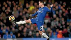  ?? GETTY IMAGES ?? Eden Hazard will be key to Chelsea’s chances against Barcelona in the Champions League.