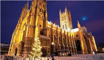  ??  ?? A gift: Canterbury Cathedral is offering free tickets to Christmas Day services