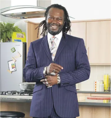  ??  ?? After dinner speaker Levi Roots