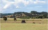  ??  ?? Fields around Northland are starting to dry out, as this picture of Whakapara shows.