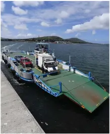  ?? Photo by Domnick Walsh ?? The Valentia Car Ferry is currently undergoing a three week repair to help extend the life of the vessel by a further two years.