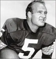  ?? ASSOCIATED PRESS ?? PaulHornun­gwon the 1956Heisma­n Trophy at Notre Dame, wasNFLMVP in 1961 and played on four championsh­ip teamswith the Packers.