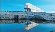  ?? FOGO ISLAND INN/THE CANADIAN PRESS ?? Fogo Island Inn, which is celebratin­g its fifth anniversar­y, has hosted rich and famous guests.