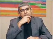  ?? MINT/FILE ?? It is not clear whether Infosys CEO Vishal Sikka’s salary will be reviewed by the newly constitute­d panel