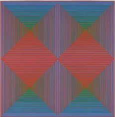  ??  ?? Anna Campbell Bliss (1925-2015), Spectrum Squared, 1973. Screenprin­t, 40¾ x 40 in. Museum Purchase with the Charter Member Endowment Fund.