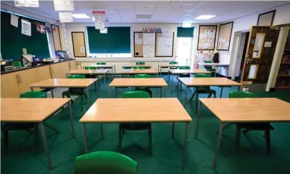  ?? Photograph: Oli Scarff/AFP/Getty ?? ‘Most secondary schools students will still be taught in groups of up to 30. A teacher may well teach five or six lessons a day which means coming into contact with up to 180 different families.’