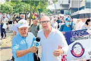  ?? Foto cortesía para La Opinión ?? Saade comenzó a hacerse visible en Cúcuta desde la campaña de Gustavo Petro a la Presidenci­a./