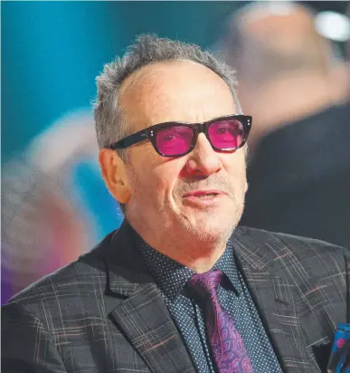  ?? ?? Elvis Costello has decided to stop playing his song Oliver’s Army. Picture: Geoff Robins / AFP
