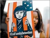  ?? JIM YOUNG/GETTY-AFP ?? Many families have been reunited, but hundreds are still apart more than a month after a deadline set by a judge.