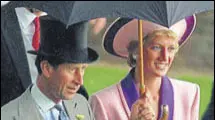 ?? AP FILE ?? Princess Diana and Prince Charles on June 20, 1990.