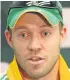  ??  ?? AB DE VILLIERS