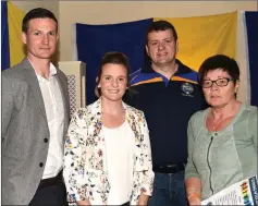  ?? PHOTOS BY MICHELLE COOPER GALVIN ?? David Saunders, Breeze Corkery Cork, Derry Healy and Peggy Horan Glenflesk at the Looking After Me seminar hosted by Glenflesk GAA Club, HSE and Jigsaw Kerry at The Torc Hotel, Killarney.