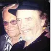  ?? COURTESY OF RAYMOND H. MCDONALD ?? Two country music greats, George Jones and Merle Haggard, catch up at the Legends in Bronze event held at Buck Owens Crystal Palace in 2005.
